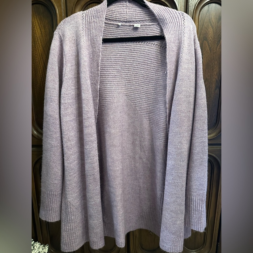 Women's Cozy Knit Sweater - Purple